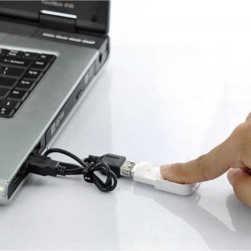 Gadgets Espion Clé USB biométrique. Touche U. Stocker jusqu'à 10 empreintes digitales 8 Gb