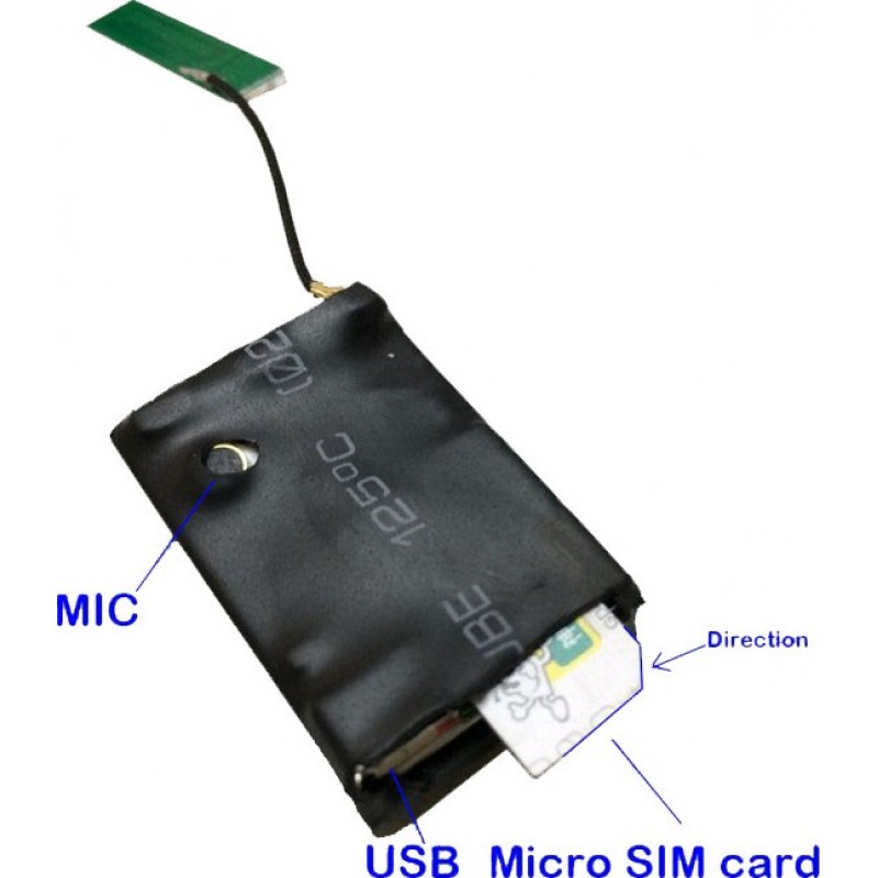 Rilevatori di Segnale Telefono GSM bidirezionale. Trasmettitore vocale. Mani libere. Mini auricolare. Trasmettitore auricolare GSM micro modulo