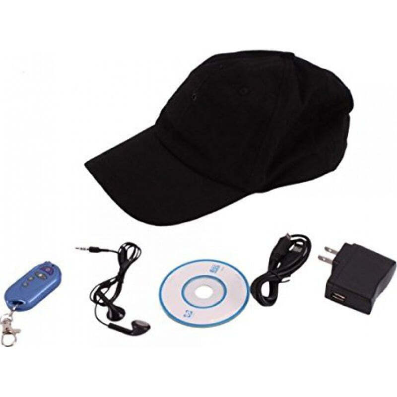 64,95 € Envoi gratuit | Autres Caméras Espion Caméra chapeau espion. Version 3 en 1. Caméra cachée. MP3. Bluetooth 1080P Full HD