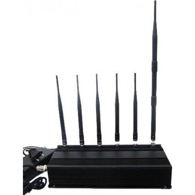 6 antennes bloqueur de signal Cell phone