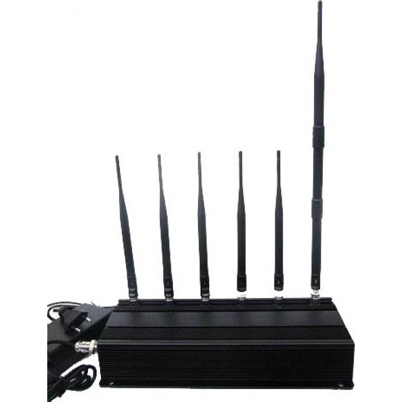 114,95 € Free Shipping | Cell Phone Jammers 6 Antennas signal blocker Cell phone GSM