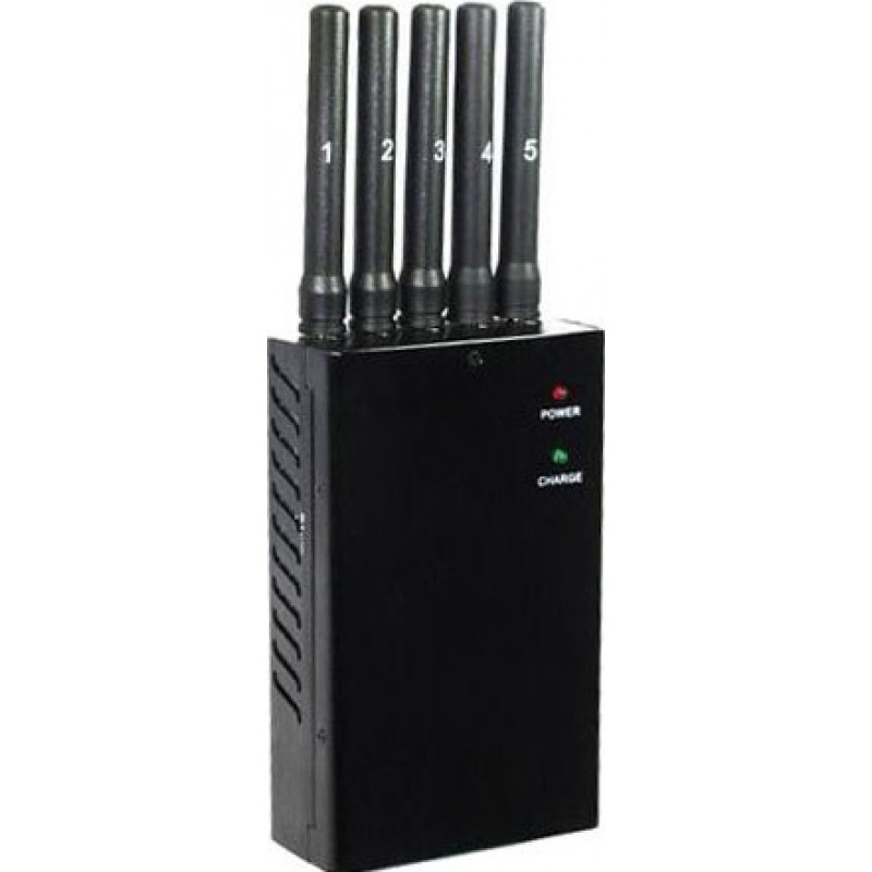 92,95 € Free Shipping | Cell Phone Jammers 5 Antennas. Portable signal blocker GPS GPS L1 Portable