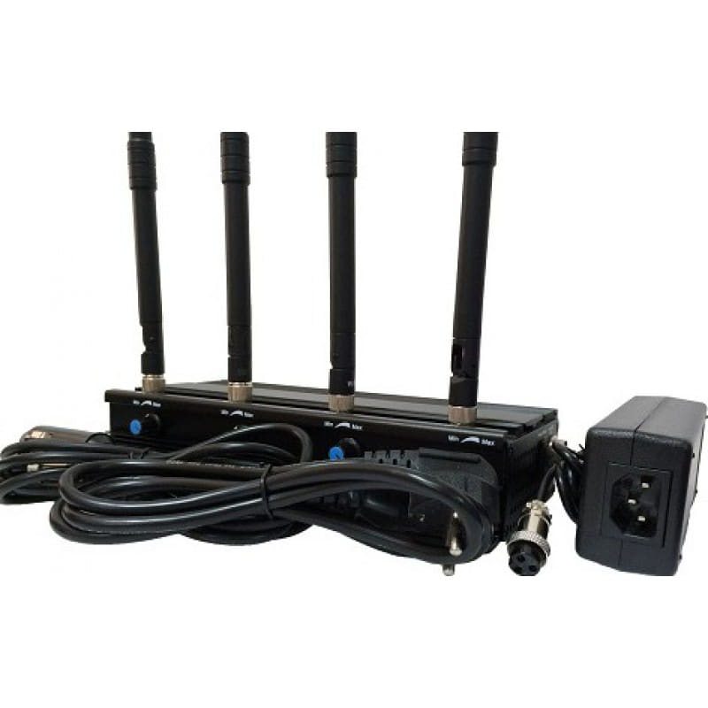 223,95 € Free Shipping | WiFi Jammers Adjustable signal blocker. 4 Antennas WiFi 5.2G