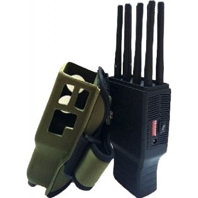 Handheld signal blocker. 8 Bands. All cell phones signal blocker. Nylon case GPS