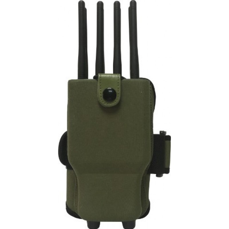 161,95 € Free Shipping | Cell Phone Jammers Handheld signal blocker. 8 Bands. All cell phones signal blocker. Nylon case GPS Handheld