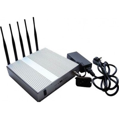 87,95 € Free Shipping | Cell Phone Jammers 5 Bands. Adjustable signal blocker with remote control Cell phone 3G