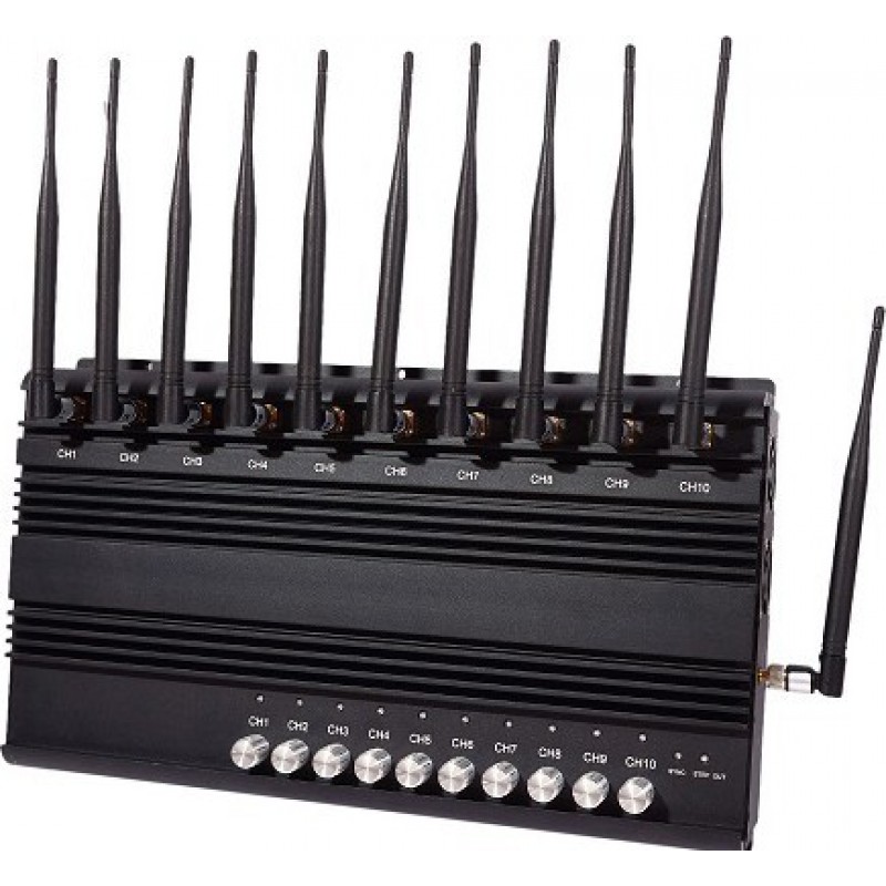 228,95 € Free Shipping | Cell Phone Jammers 10 Bands. Adjustable powerful signal blocker GPS GSM
