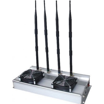 619,95 € Free Shipping | Cell Phone Jammers 45W High power indoor signal blocker. Omnidirectional antennas Cell phone