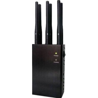 6 Antennas. Selectable handheld signal blocker GPS