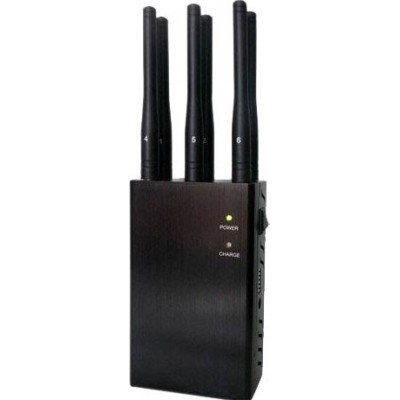 6 antenas. Bloqueador de señal portátil Cell phone