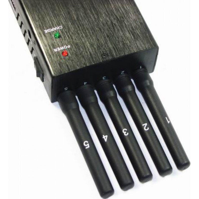 82,95 € Free Shipping | Cell Phone Jammers 5 Antennas. Portable signal blocker GPS 3G Portable