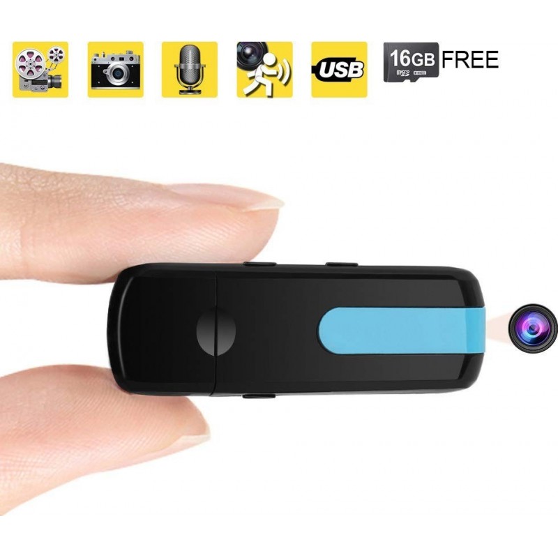41,95 € Envoi gratuit | Clé USB Espion Clé USB. Caméra cachée portable. 16 GB. Détection de mouvement. Caméscope DV. Amélioration de l'habitat