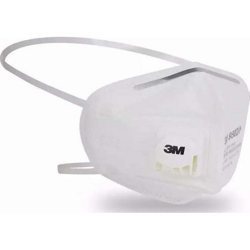 599,95 € Envoi gratuit | Boîte de 100 unités Masques Protection Respiratoire 3M 9502V KN95 FFP2. Masque de protection respiratoire avec valve. Respirateur à filtre à particules PM2.5