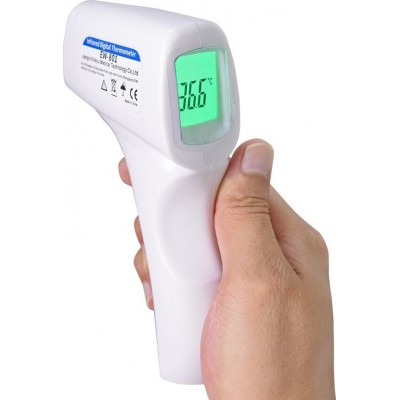 Termômetro infravermelho sem contato para temperatura corporal