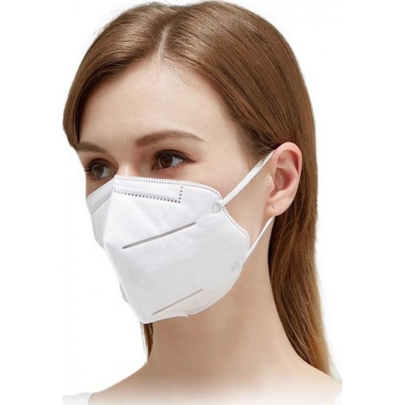 299,95 € Envoi gratuit | Boîte de 500 unités Masques Protection Respiratoire Filtration à 95% KN95. Masque de protection respiratoire. PM2.5. Protection à cinq couches. Anti virus et bactéries