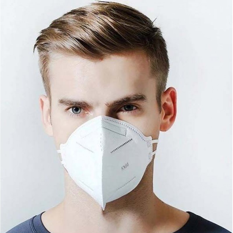 169,95 € Envoi gratuit | Boîte de 200 unités Masques Protection Respiratoire Filtration à 95% KN95. Masque de protection respiratoire. PM2.5. Protection à cinq couches. Anti virus et bactéries