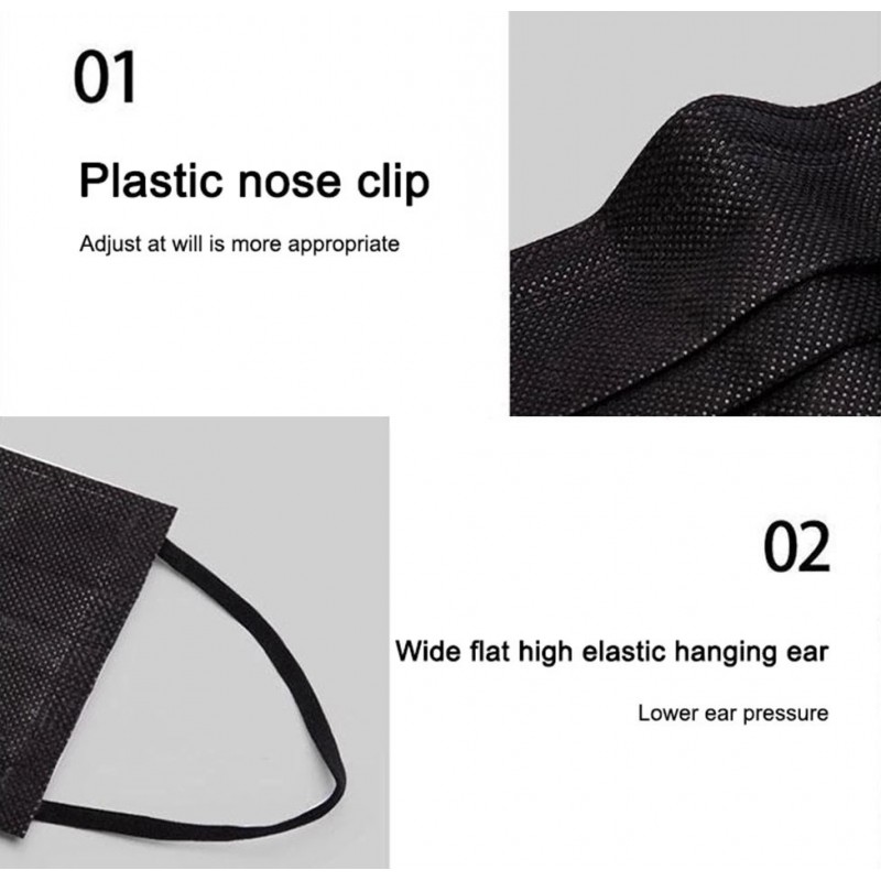 99,95 € 送料無料 | 500個入りボックス 呼吸保護マスク 使い捨てフェイシャルサニタリーマスク。呼吸保護。 3層フィルターで通気性