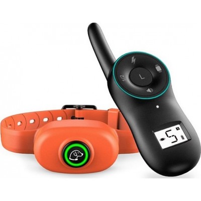 63,99 € Envío gratis | Collar anti-ladridos Collar de adiestramiento para perros. Collar GPS. Ajustable. Impermeable. Collar de seguridad Naranja