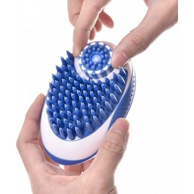 24,99 € Free Shipping | 2 units box Pet Bathtubs & Grooming Pet bath massage. Brush. Grooming. Comb for shampooing and massaging Blue