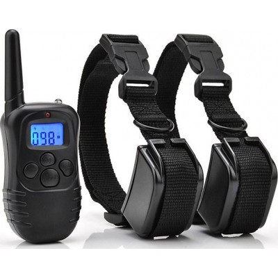 51,99 € Free Shipping | 2 units box Anti-bark collar Up to 2 dogs. Training collar. Waterproof. Vibrating and micro electric shock. No harm