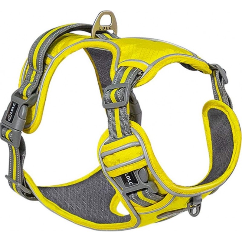 34,99 € Spedizione Gratuita | Medio (M) Imbracatura Pettorina per cani. Regolabile. Imbracatura antistrappo Giallo