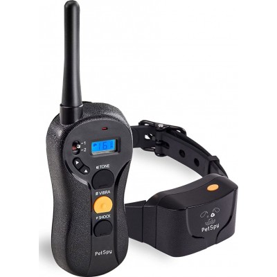 Dog training shock collar. Vibration, electric shock and beep modes. Waterproof