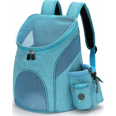 27,99 € Free Shipping | Small (S) Pet Bags & Handbags Portable mesh pet bag. Breathable pet backpack. Foldable. Large capacity. Pet carrying bag Blue