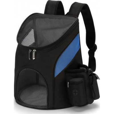 27,99 € Free Shipping | Small (S) Pet Bags & Handbags Portable mesh pet bag. Breathable pet backpack. Foldable. Large capacity. Pet carrying bag Blue and Black