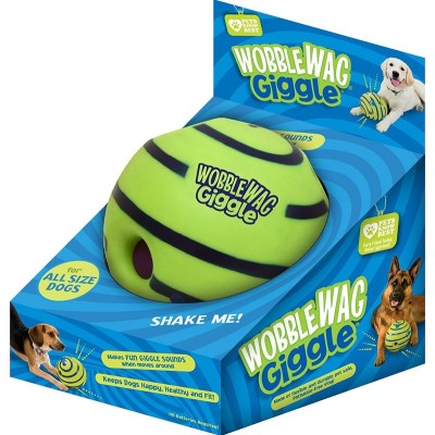 Dog toy. Squeaking interactive. Giggle sounds. Pet puppy chew toys. Dog play ball