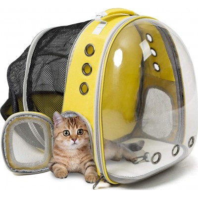 Expandable carrier for pets. Up to 8 Kgs. Transparent clear bubble. Pet carrying