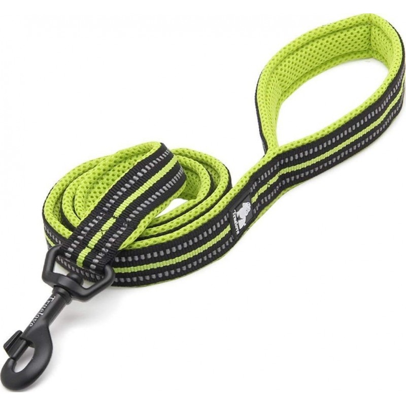 24,99 € Free Shipping | Pet Leashes Reflective puppy dog leash. Padded pet chain rope. 2 meters long Yellow