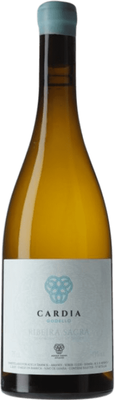 Envío gratis | Vino Blanco Damm Cardia D.O. Ribeira Sacra Galicia España Godello 75 cl