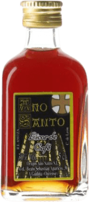 Бесплатная доставка | Ликёры Año Santo Aguardientes Галисия Испания Мини-бутылка 5 cl Café — Кофе