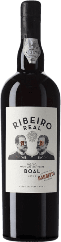 223,95 € Envio grátis | Vinho Doce Barbeito Ribeiro Real Lote 2 I.G. Madeira 20 Anos