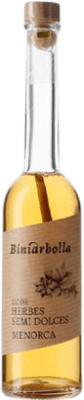 Kostenloser Versand | Kräuterlikör Biniarbolla Medium Sweet — Halblieblich Balearen Spanien Miniaturflasche 5 cl