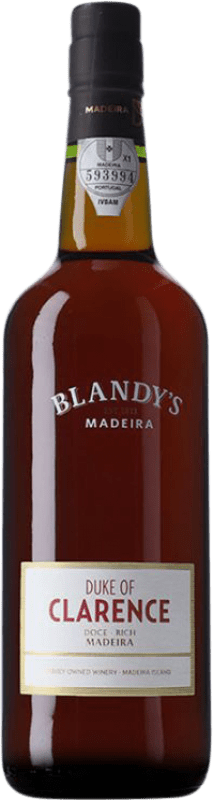 Envio grátis | Vinho Doce Blandy's Madeira Duke of Clarence I.G. Madeira Madeira Portugal Tinta 3 Anos 75 cl