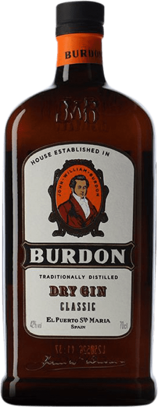 Spedizione Gratuita | Genever Gin Caballero Burdon Classico Spagna 70 cl