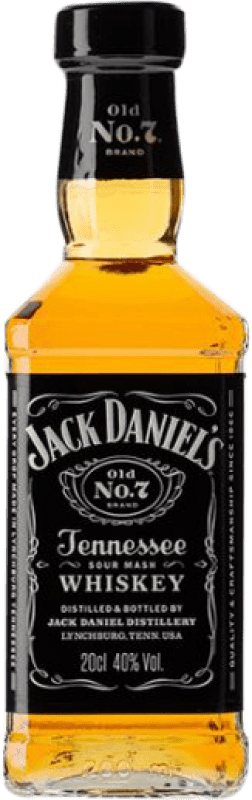 333,95 € | Scatola da 24 unità Whisky Bourbon Jack Daniel's Cristal Tennessee stati Uniti Bottiglietta 20 cl