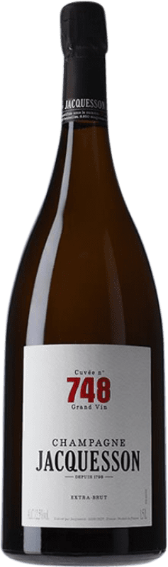 免费送货 | 白起泡酒 Jacquesson 748 Cuvée A.O.C. Champagne 香槟酒 法国 大瓶 — Magnum 1,5 L