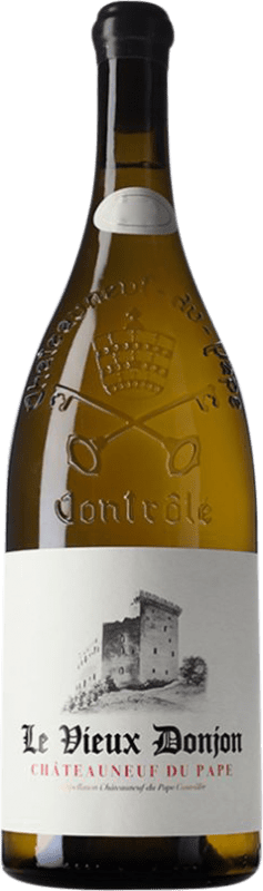 Envoi gratuit | Vin Blanc Le Vieux Donjon A.O.C. Châteauneuf-du-Pape Rhône France Bouteille Magnum 1,5 L