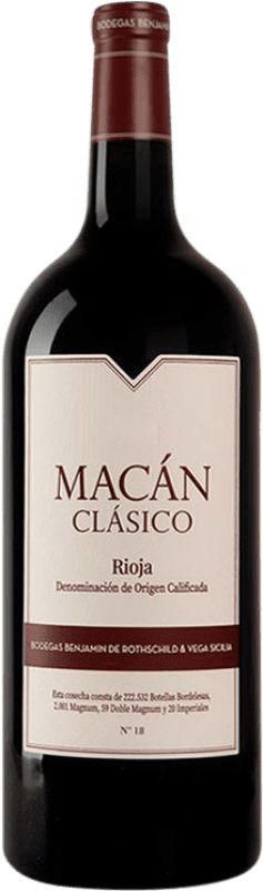 323,95 € 送料無料 | 赤ワイン Vega Sicilia Macán クラシック D.O.Ca. Rioja ジェロボアム・ダブルマグナムボトル 3 L