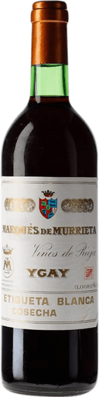 Free Shipping | Red Wine Marqués de Murrieta Ygay White Edition 1975 D.O.Ca. Rioja The Rioja Spain 75 cl