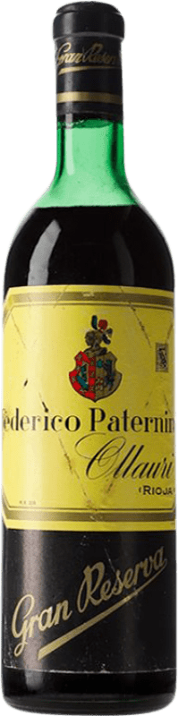 Envío gratis | Vino Tinto Paternina Gran Reserva 1962 D.O.Ca. Rioja La Rioja España Tempranillo, Garnacha, Graciano, Mazuelo, Viura 75 cl