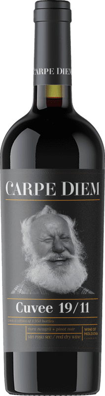 Envoi gratuit | Vin Rouge Carpe Diem 19 11 Cuvée Moldavie, République Pinot Noir, Rara 75 cl