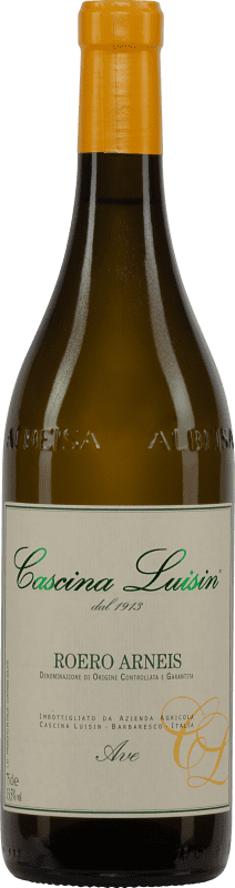 Envío gratis | Vino Blanco Cascina Luisin Anterisio D.O.C.G. Roero Piemonte Italia Arneis 75 cl