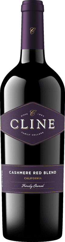 Бесплатная доставка | Красное вино Cline Cashmere Калифорния Соединенные Штаты Syrah — Сира, Garnacha — Гренаш, Mourvèdre — Мурведр Organic — Органический 75 cl