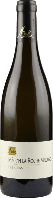 Envío gratis | Vino Blanco Olivier Merlin Les Cras A.O.C. Mâcon-La Roche-Vineuse Borgoña Francia Chardonnay 75 cl