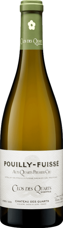 Бесплатная доставка | Белое вино Château des Quarts Aux Quarts 1er Premier Cru A.O.C. Pouilly-Fuissé Бургундия Франция Chardonnay — Шардоне 75 cl