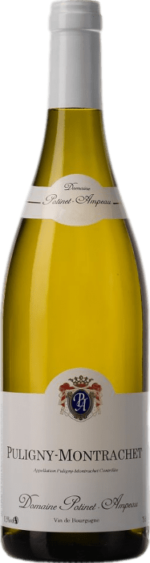 Free Shipping | White Wine Potinet-Ampeau A.O.C. Puligny-Montrachet Burgundy France Chardonnay 75 cl