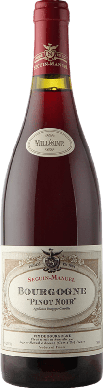 Бесплатная доставка | Красное вино Seguin-Manuel A.O.C. Bourgogne Бургундия Франция Pinot Noir — Пино Нуар 75 cl